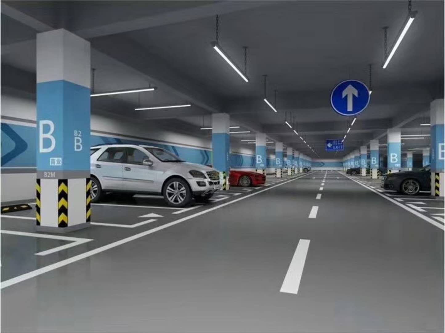世华龙樾地下停车场导视设计|空间|导视设计|李学好 - 原创作品 - 站酷 (ZCOOL)